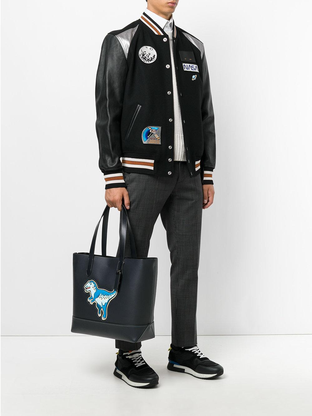 COACH Dinosaur Tote in Blue for Men | Lyst