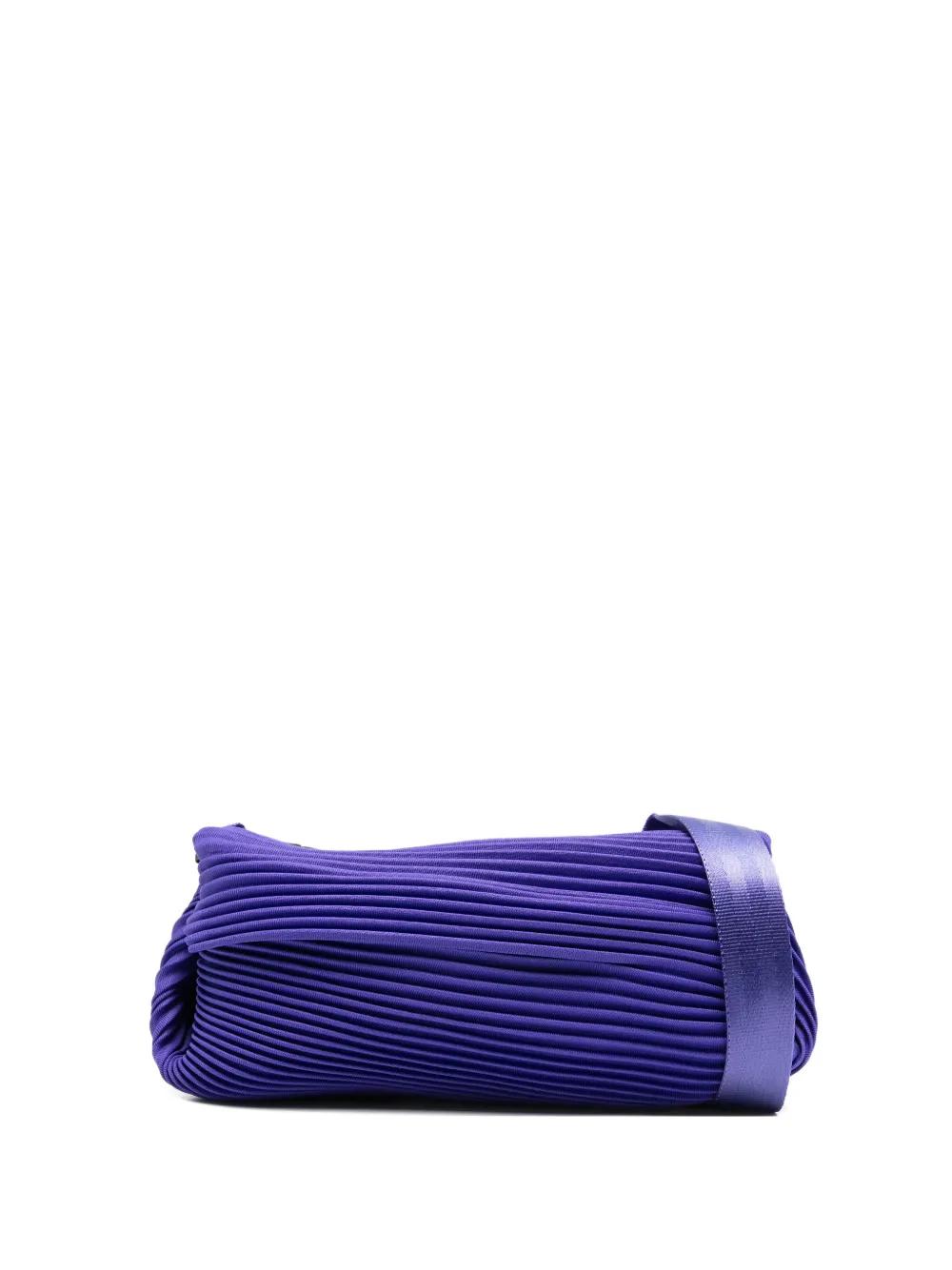 Pleats Please Issey Miyake Pleated Belt Bag in Purple | Lyst
