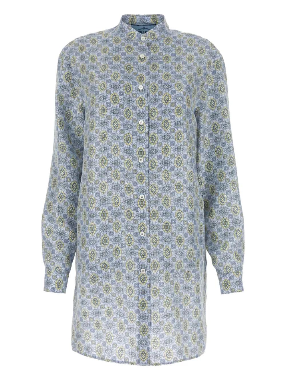 ワンピース PRADA Printed Silk Shirt Dress Printed Silk Shirtdress: Women's Designer Dresses | Tory Burch