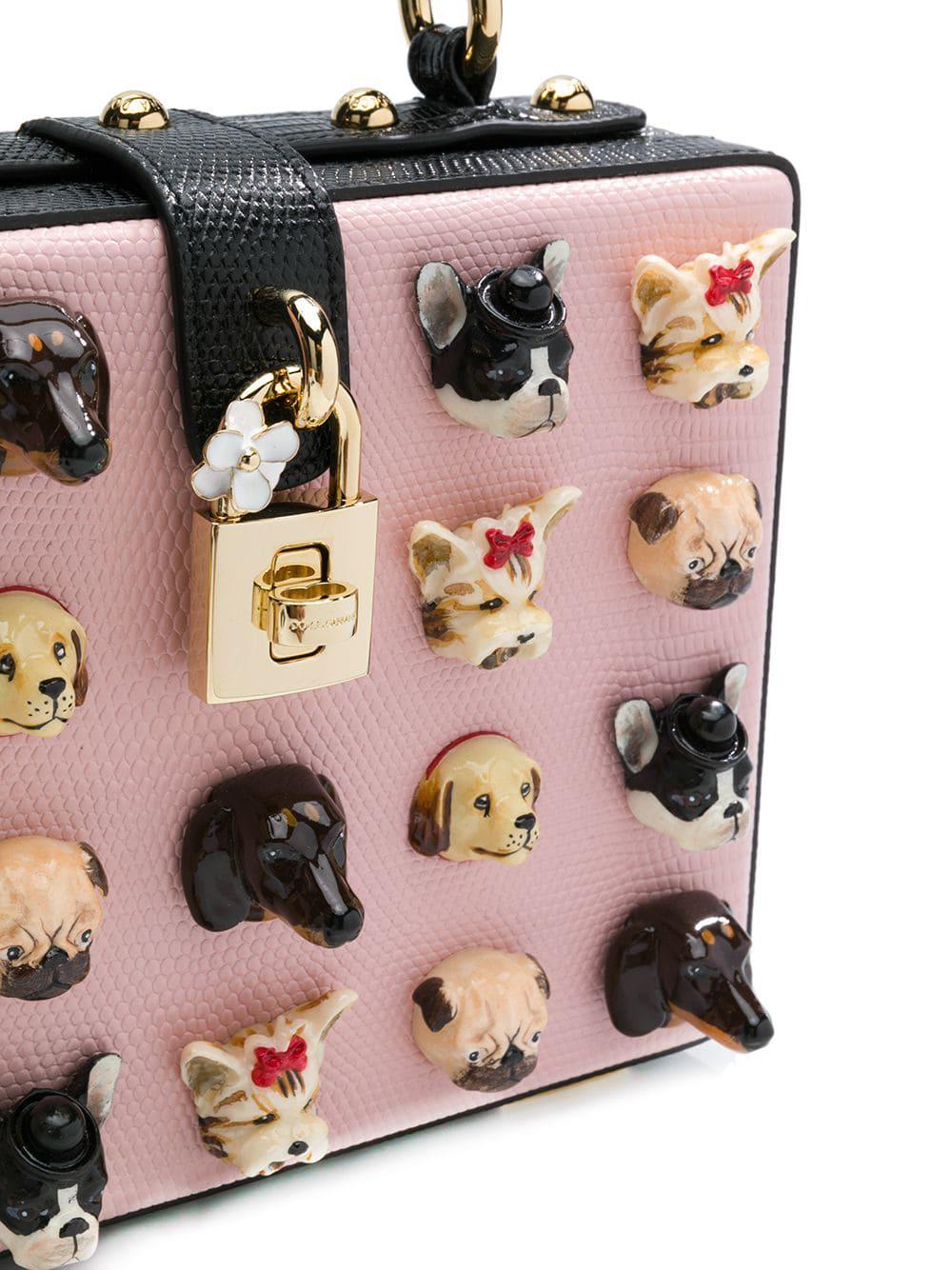 Dolce & Gabbana Dog Heads Shoulder Bag | Lyst