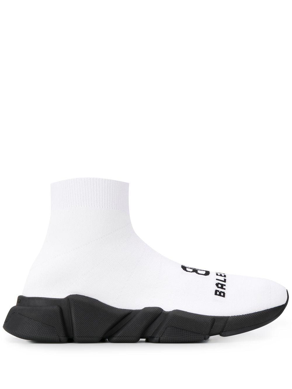 Tåget folder diktator Balenciaga Speed Recycle Sneakers in White | Lyst