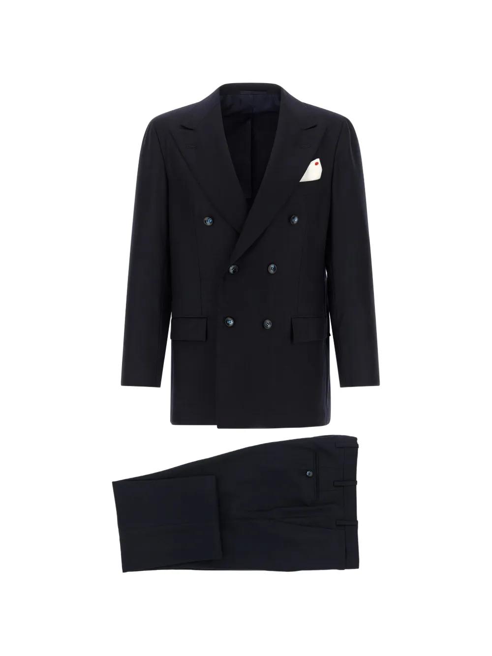 kiton-blue-Double-Breasted-