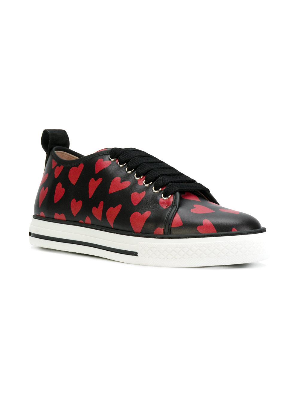 valentino heart sneakers