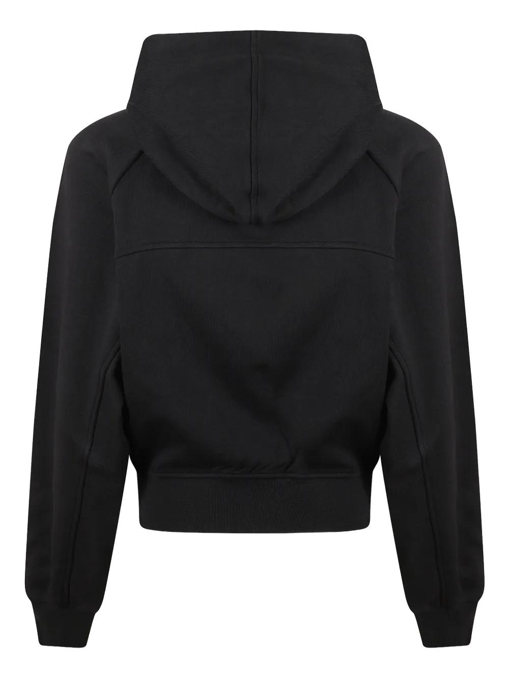 Vivienne Westwood Zip-Up Hoodie in Black | Lyst