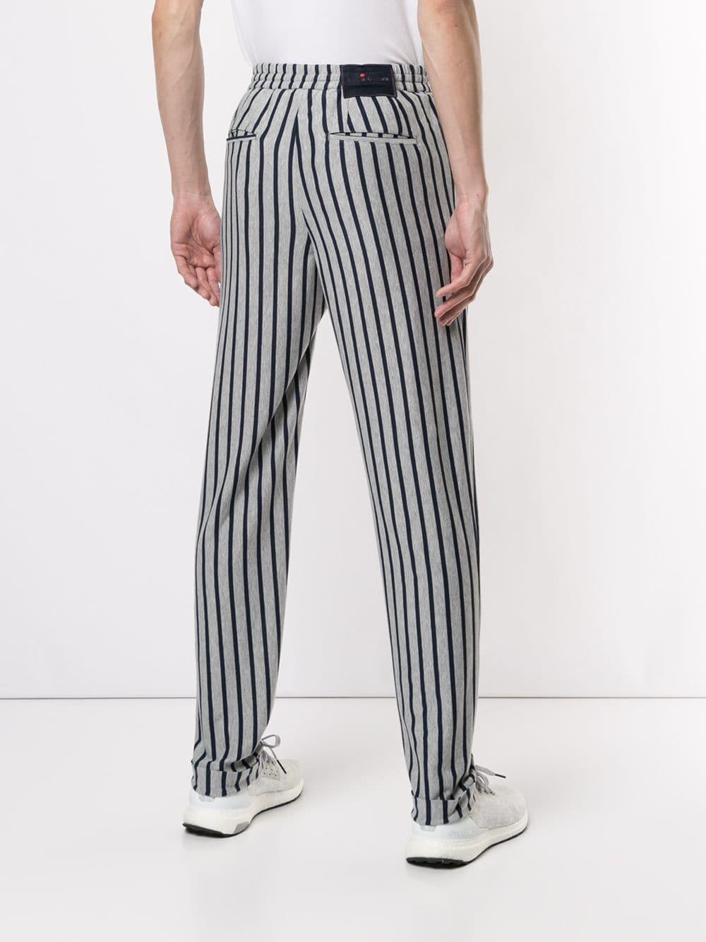 fitted striped pants