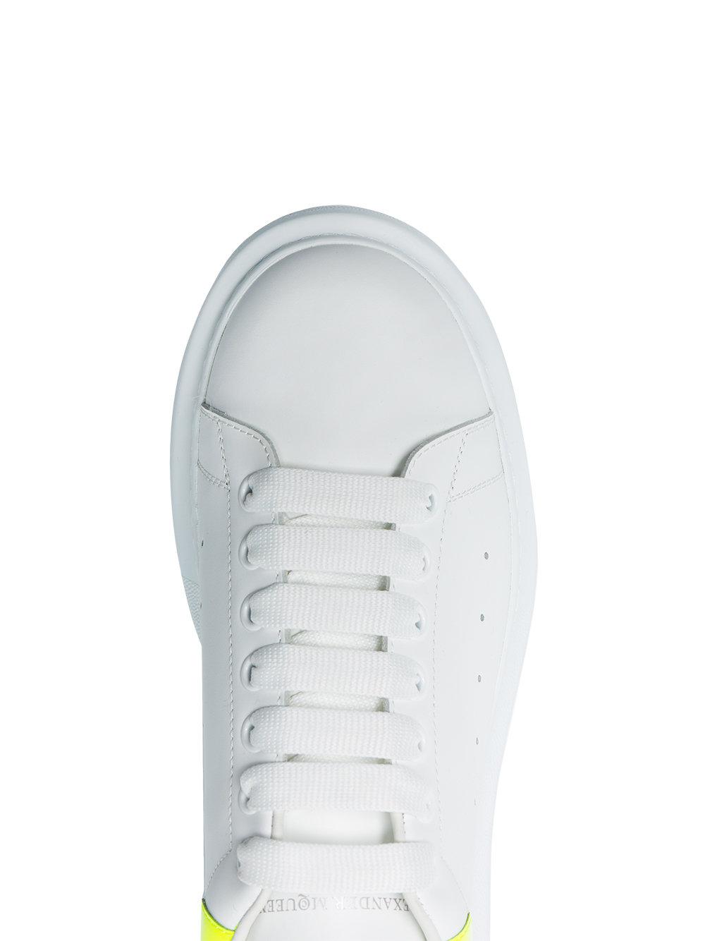 alexander mcqueen White Fluorescent Yellow Oversized Sneakers