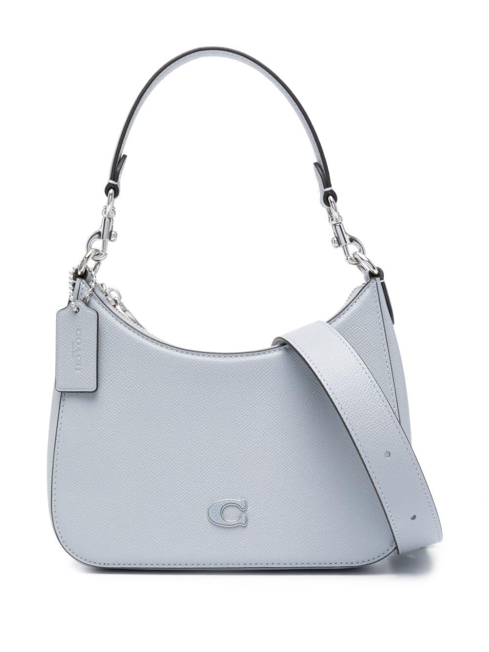 COACH Hobo Leather Tote Bag in Gray Lyst
