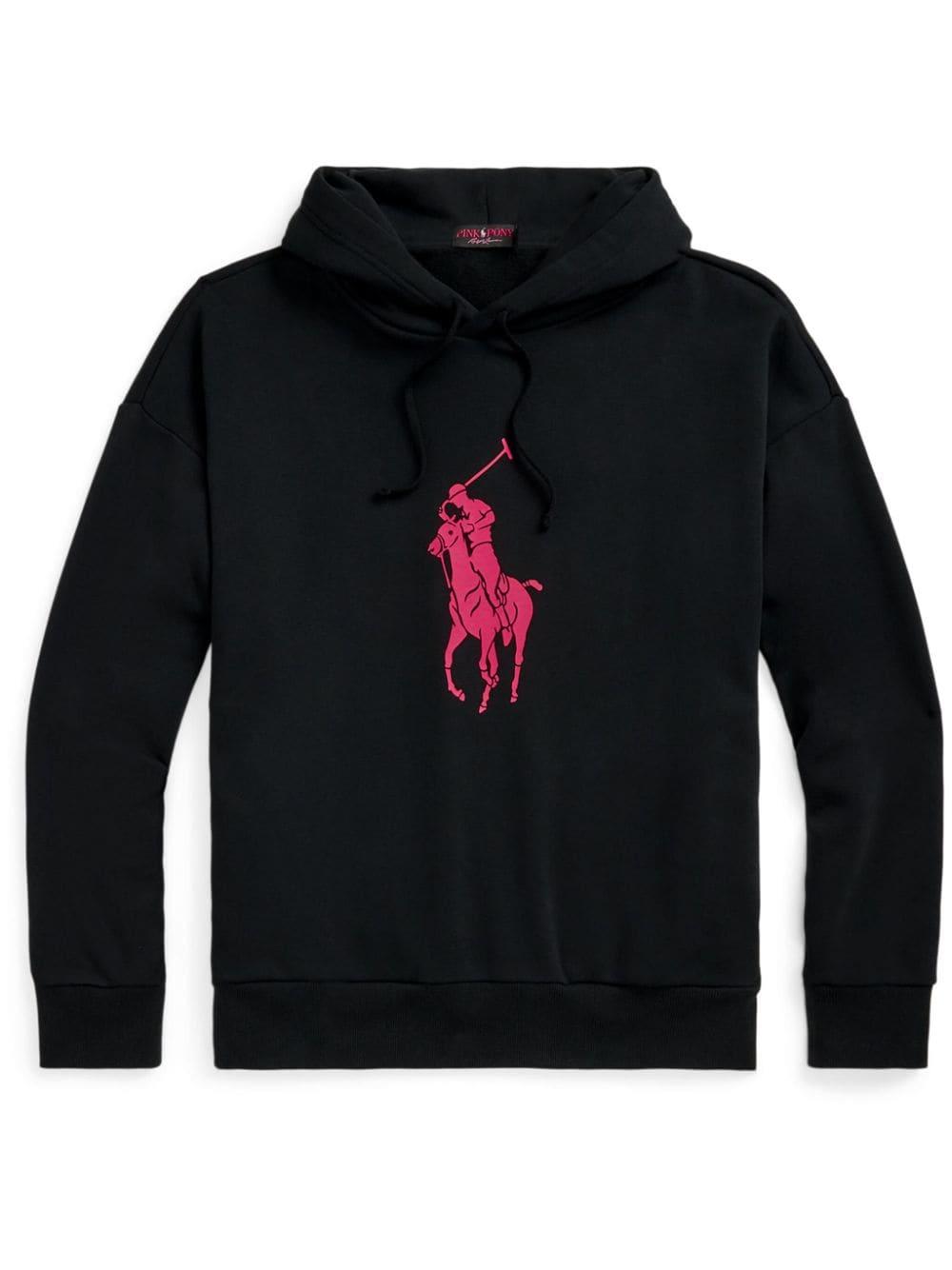 Polo Ralph Lauren Big Pony Print Hoodie in Black for Men Lyst UK