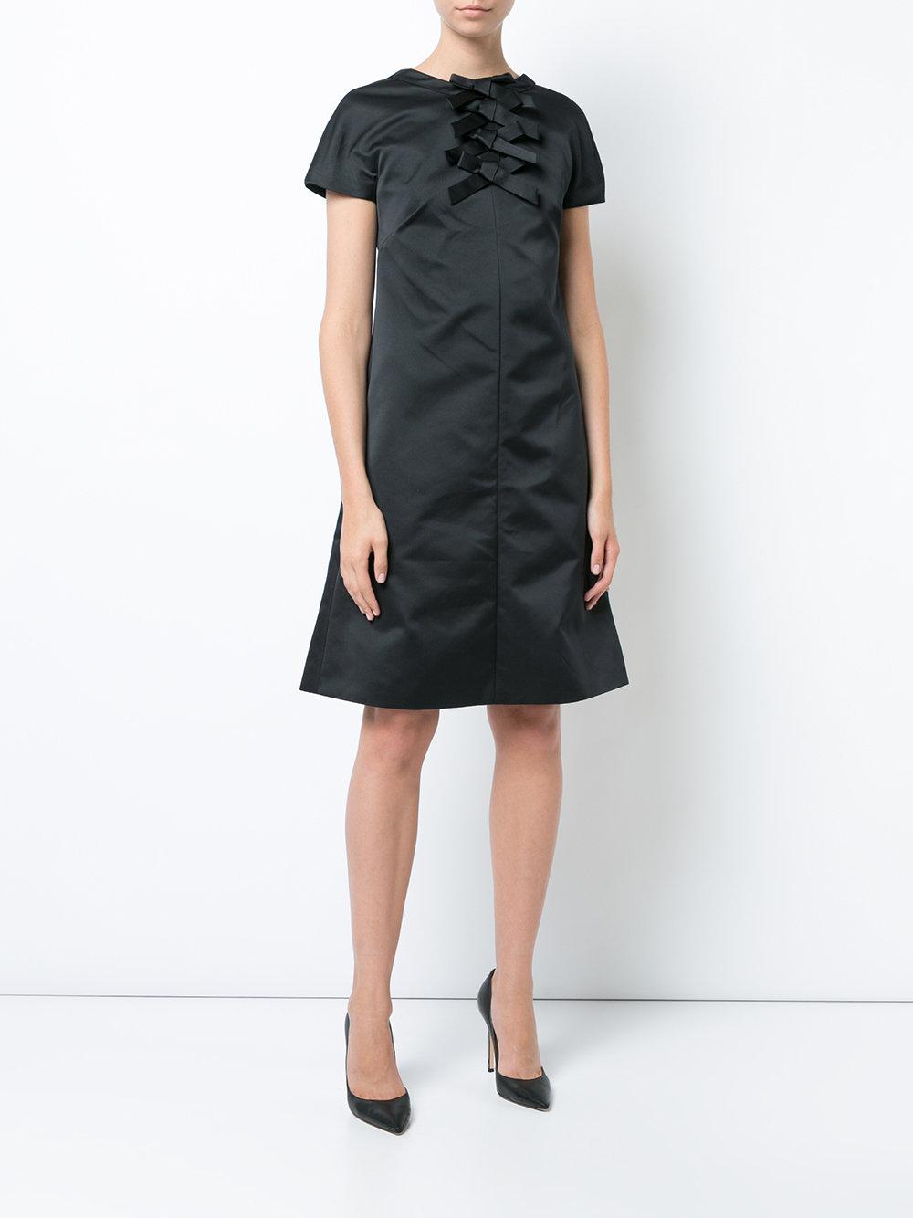 rochas black dress