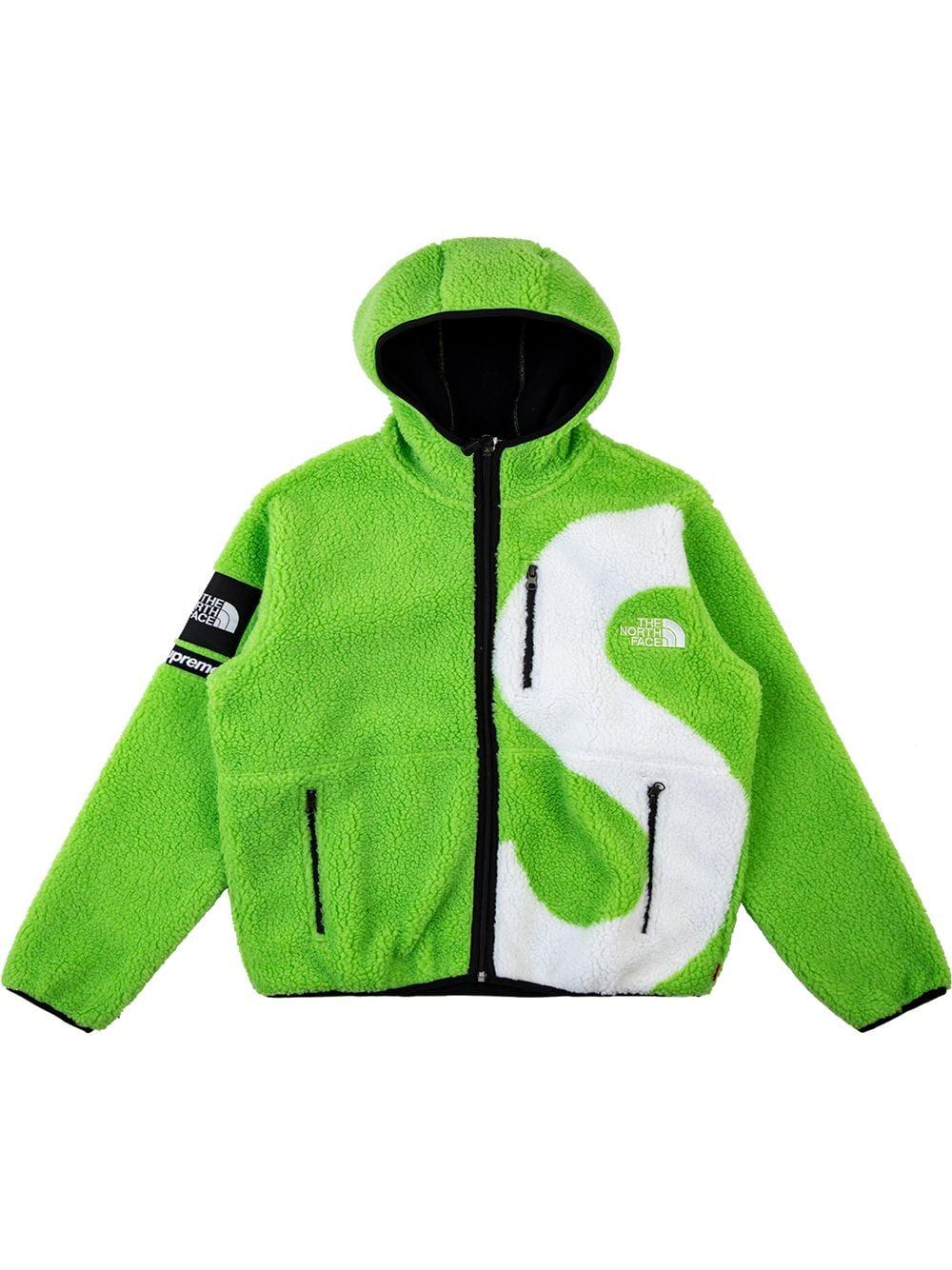 Supreme X The North Face S Logo Fleece Jacket in Green for Men | Lyst
