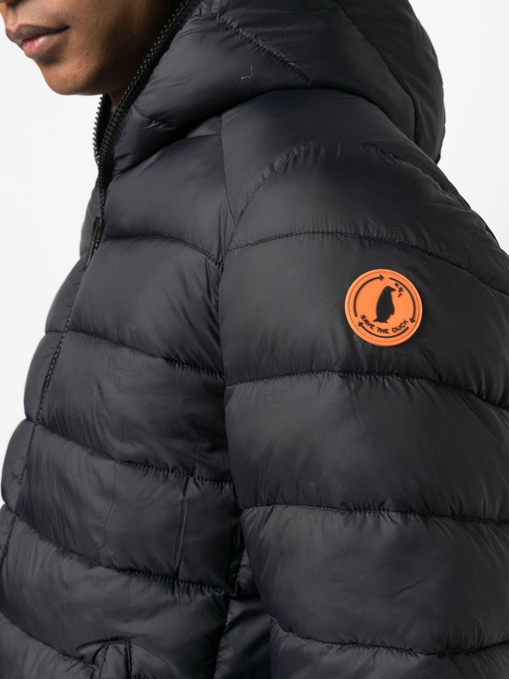 partner zakdoek Uitmaken Save The Duck Logo-patch Quilted Puffer Jacket in Black for Men | Lyst