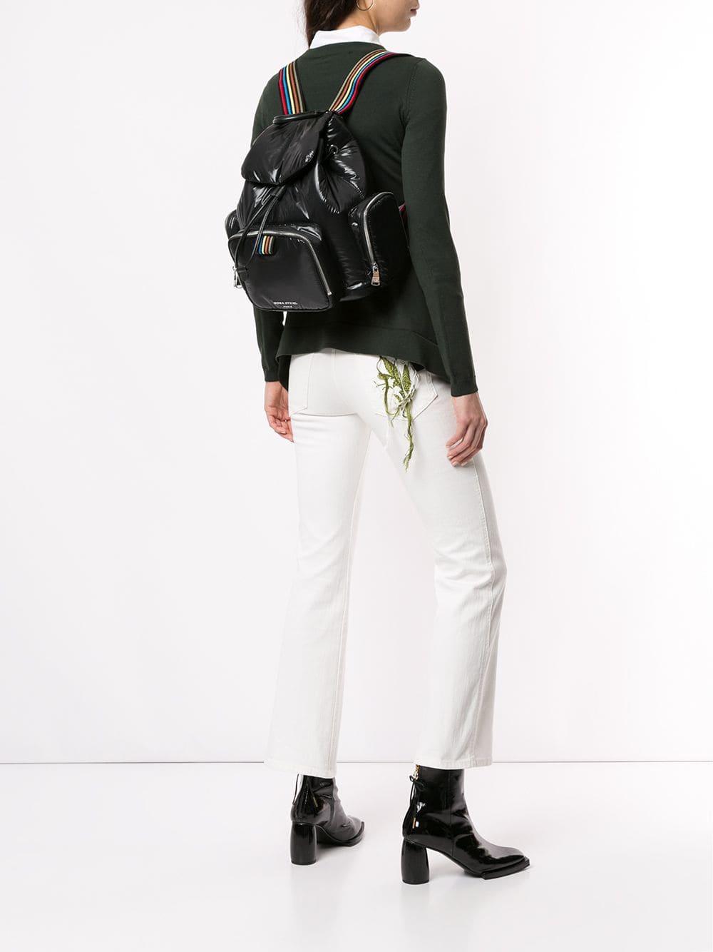 Sonia Rykiel Multi-pocketed Backpack in Black | Lyst