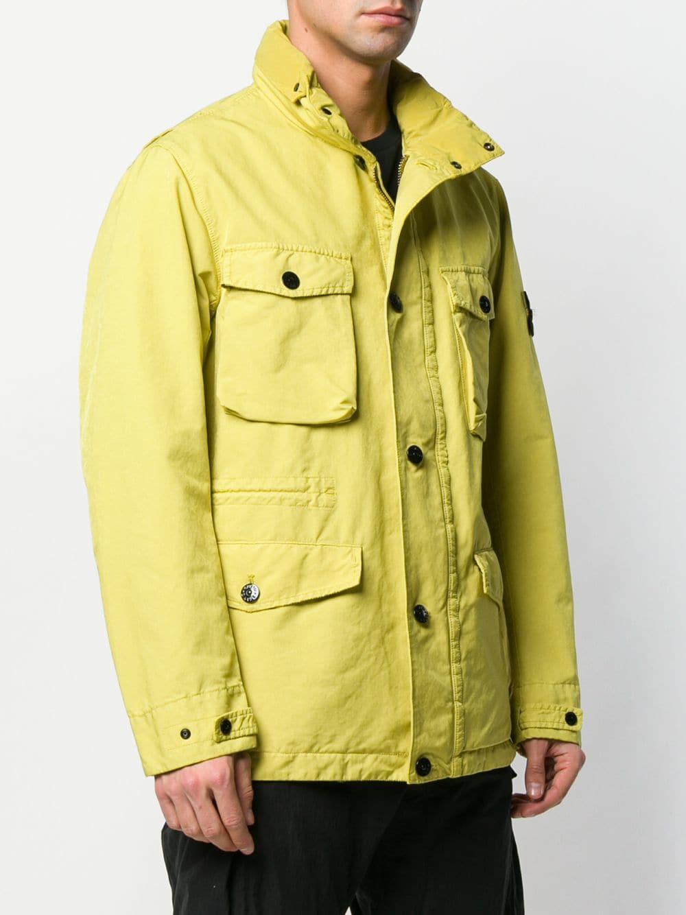 stone island multi pocket jacket