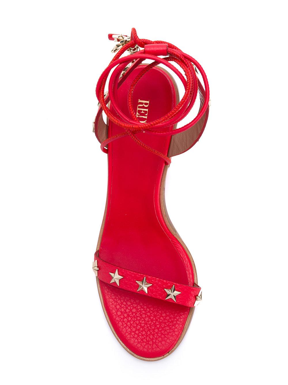 red valentino studded sandals