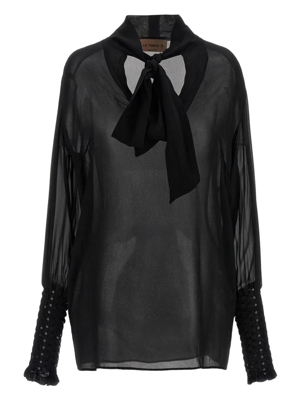 Tシャツ・カットソー LE TWINS FW23 'Lecce' blouse (LECCE NERO) Le twins Tops for Women | Online Sale up to 80% off | Lyst