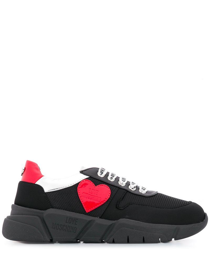 love moschino heart sneakers