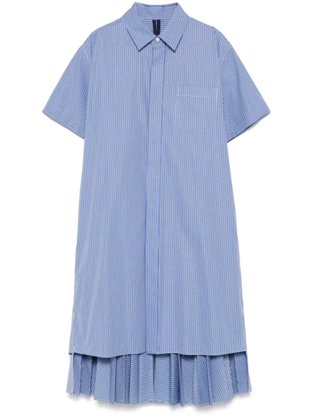 ワンピース Sacai Shirt dress SACAI | Zippered Side Slit Shirt Dress | Women | Lane Crawford