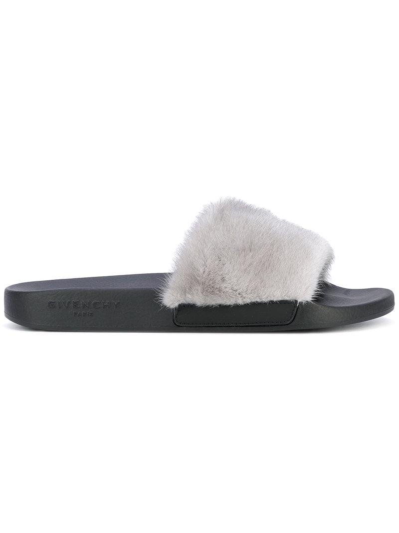 givenchy fluffy slides