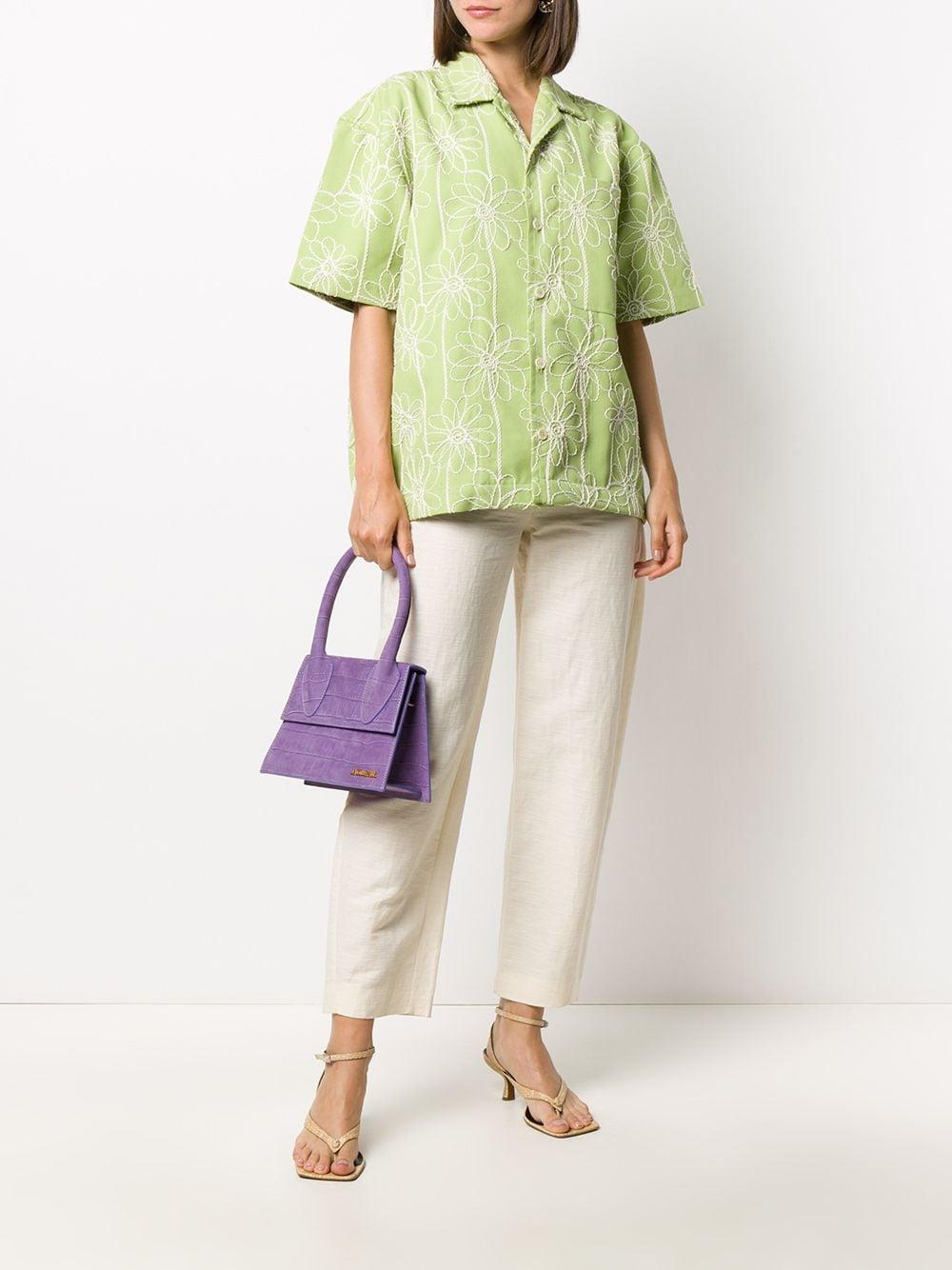 Jacquemus Leather Le Grand Chiquito Tote Bag in Purple - Lyst