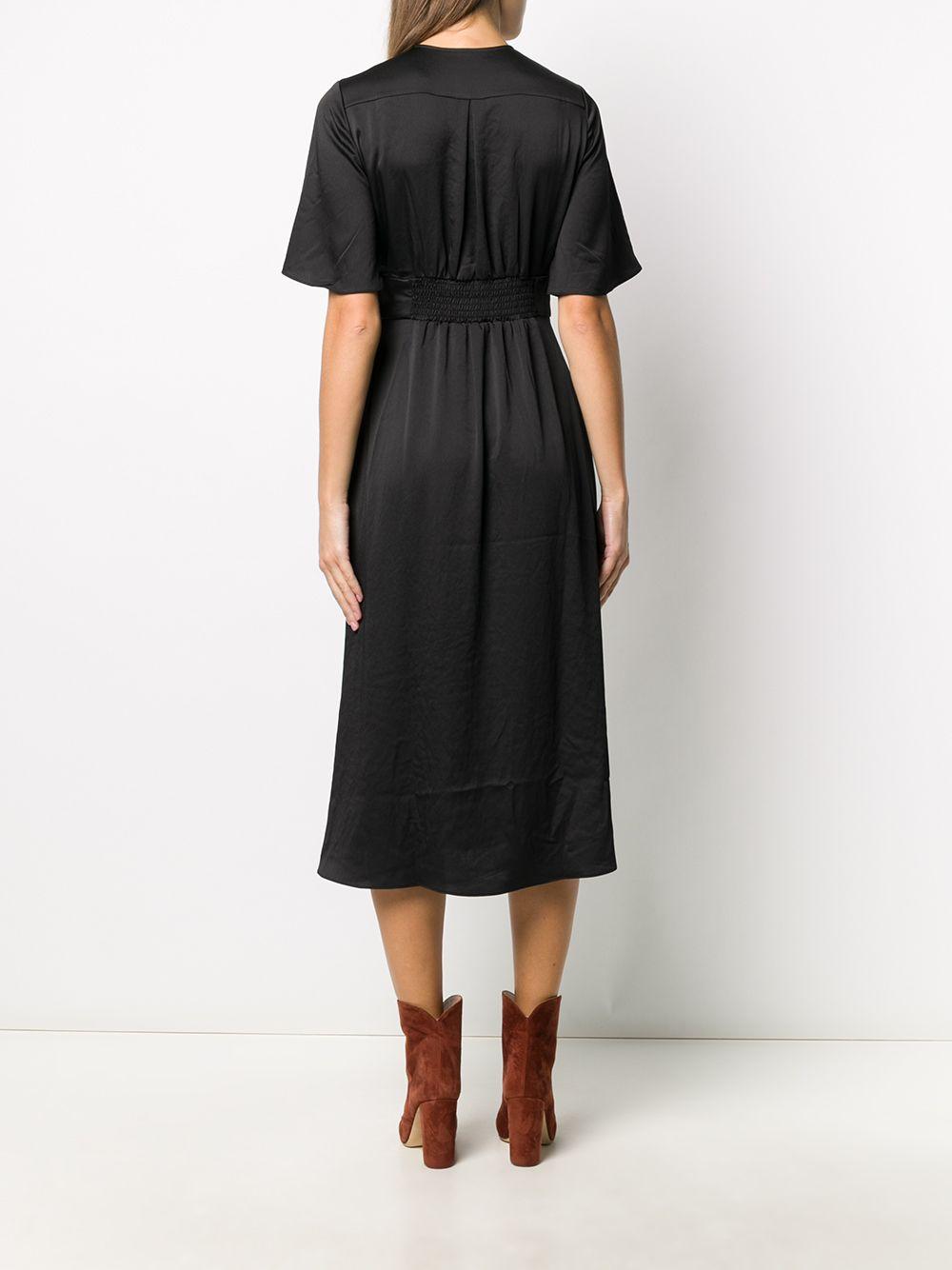 Ba&sh Pamela V-neck Dress in Black | Lyst