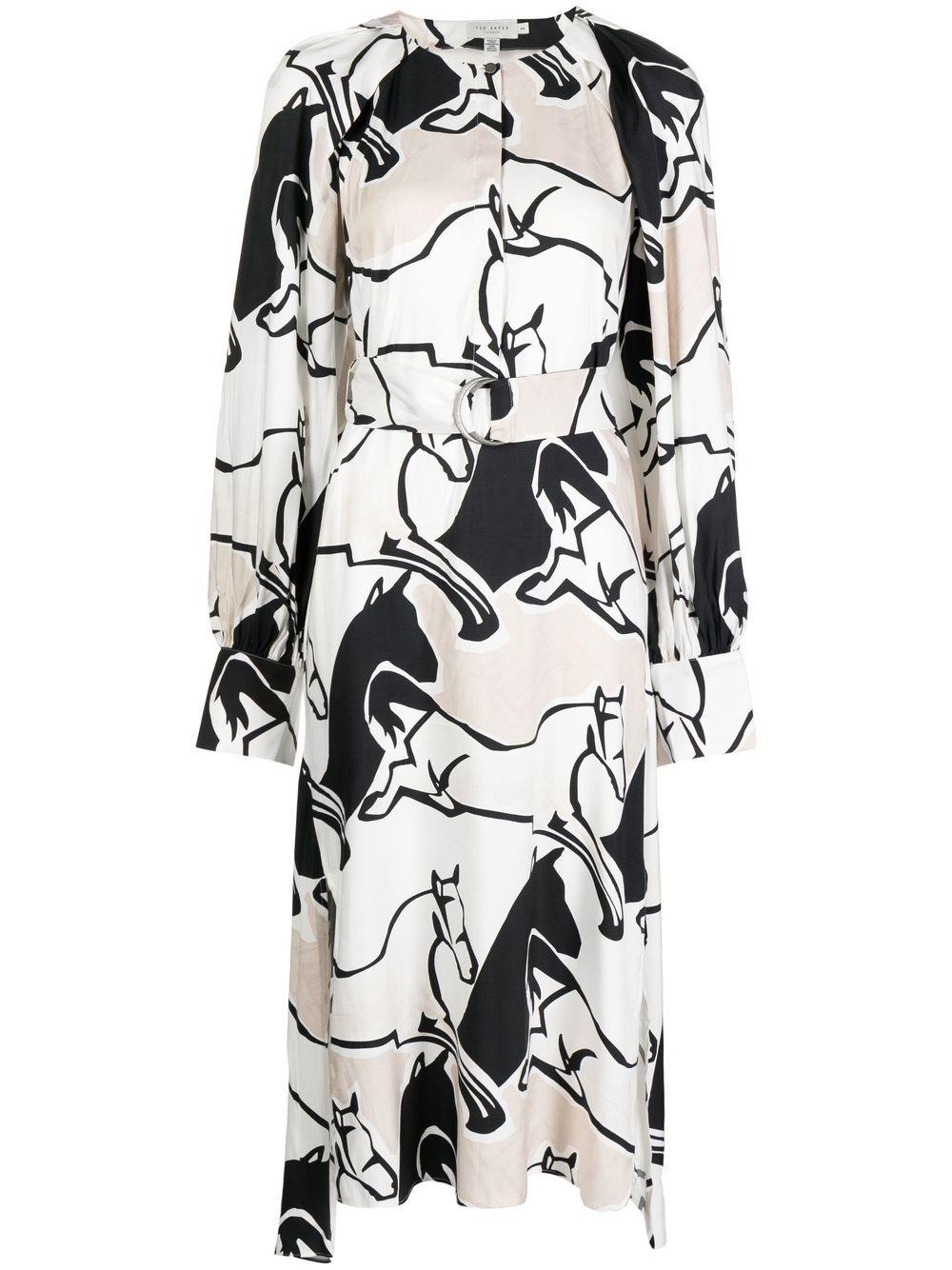 white floral midi dress for women Bella Floral Midi Dress – Yourdarlingstyle