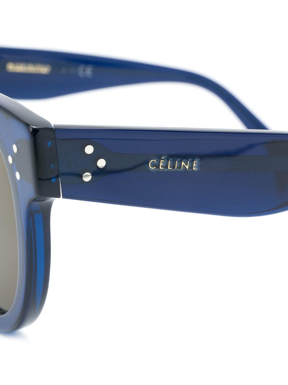 Celine Baby Audrey Sunglasses in Blue | Lyst Australia