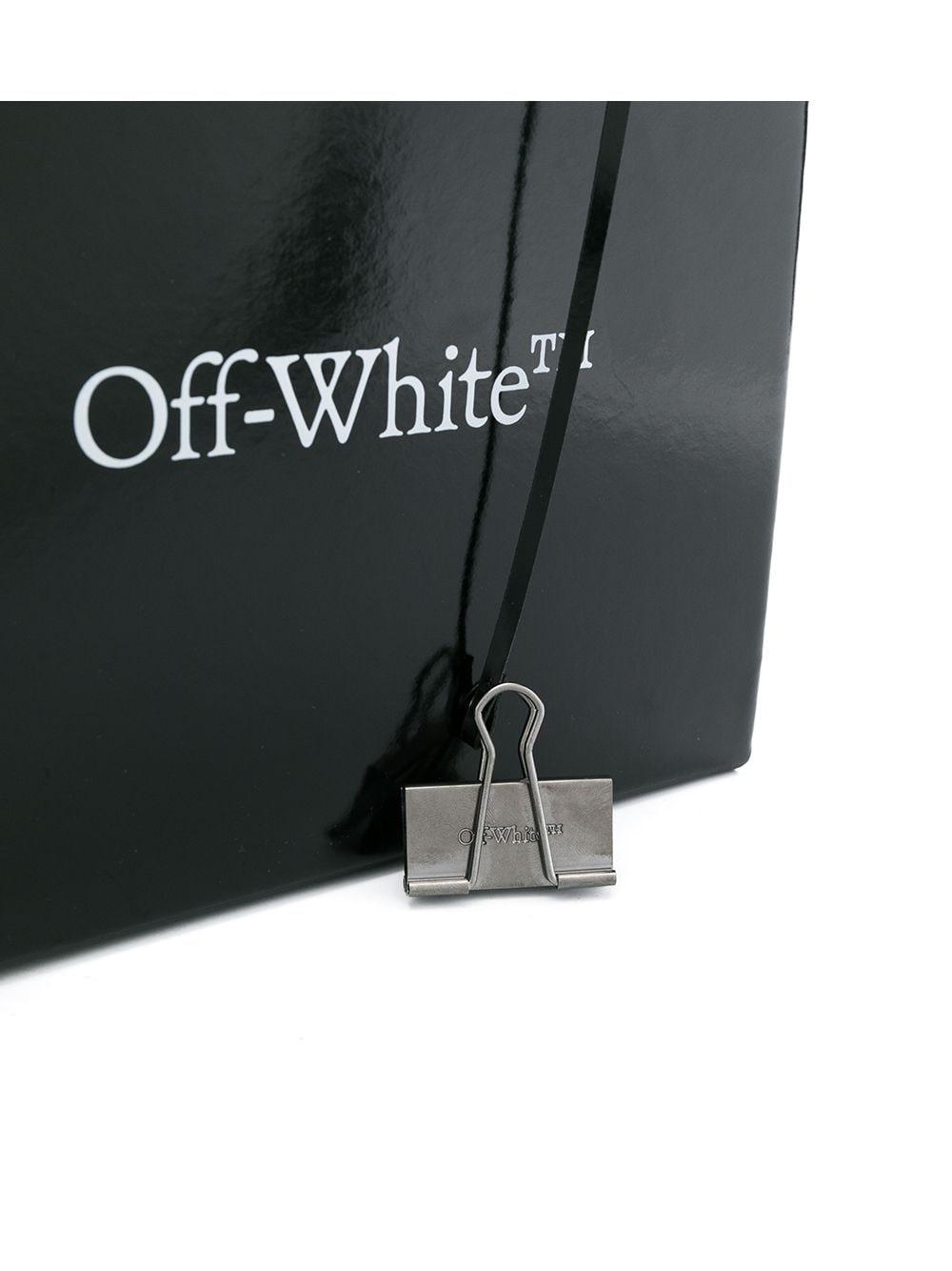 Off-White c/o Virgil Abloh Silver Mini Mirror Box Bag in Metallic