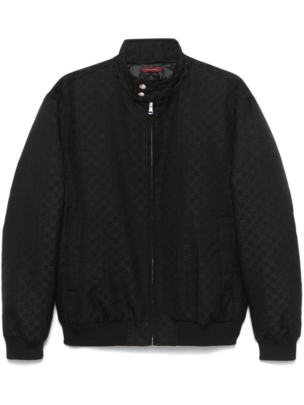 Supreme Bomber Jacket Black Leather Stone Island X Supreme Drop