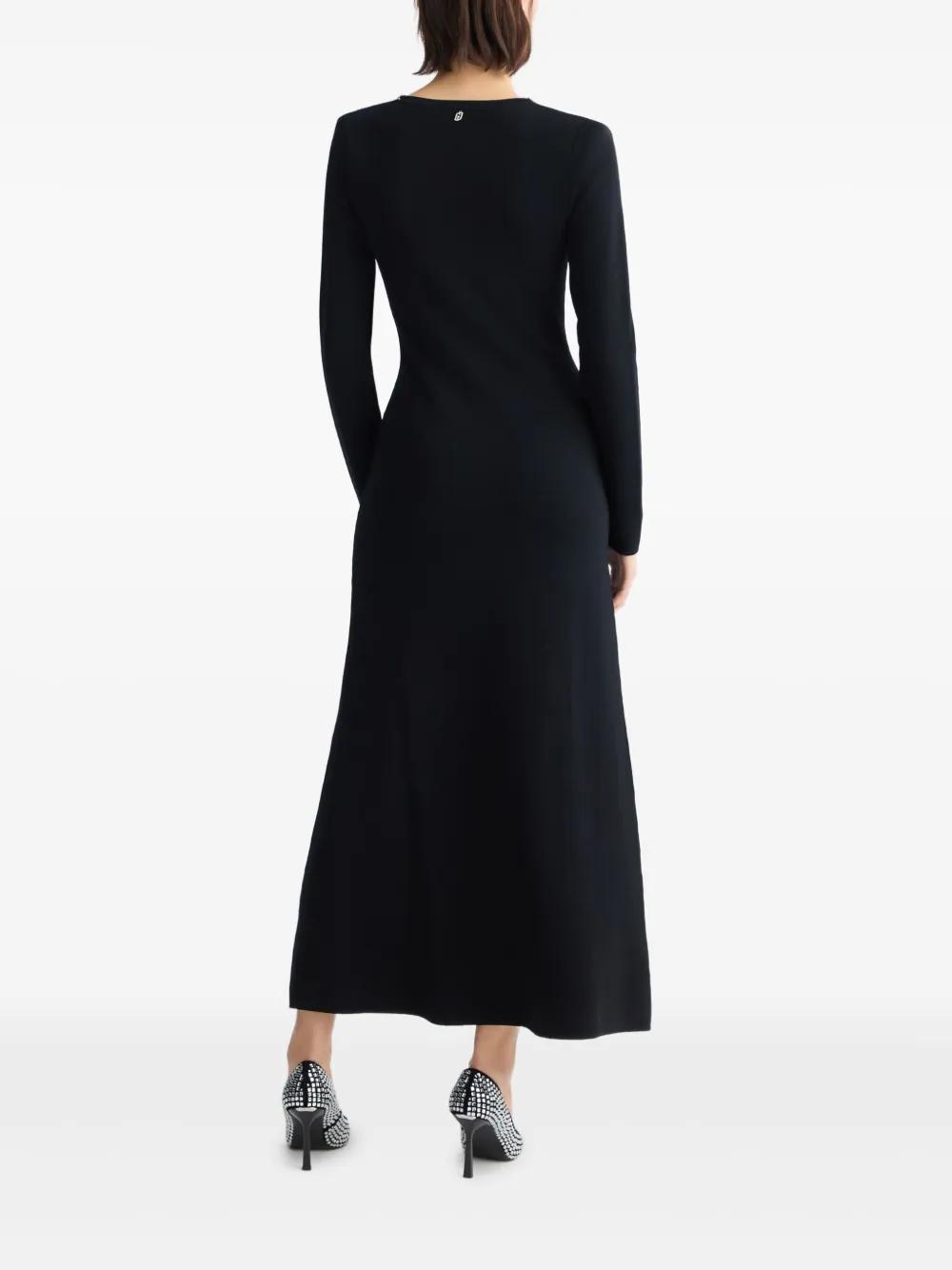 Liu Jo Rhinestone-Embellished Dress in Black | Lyst UK