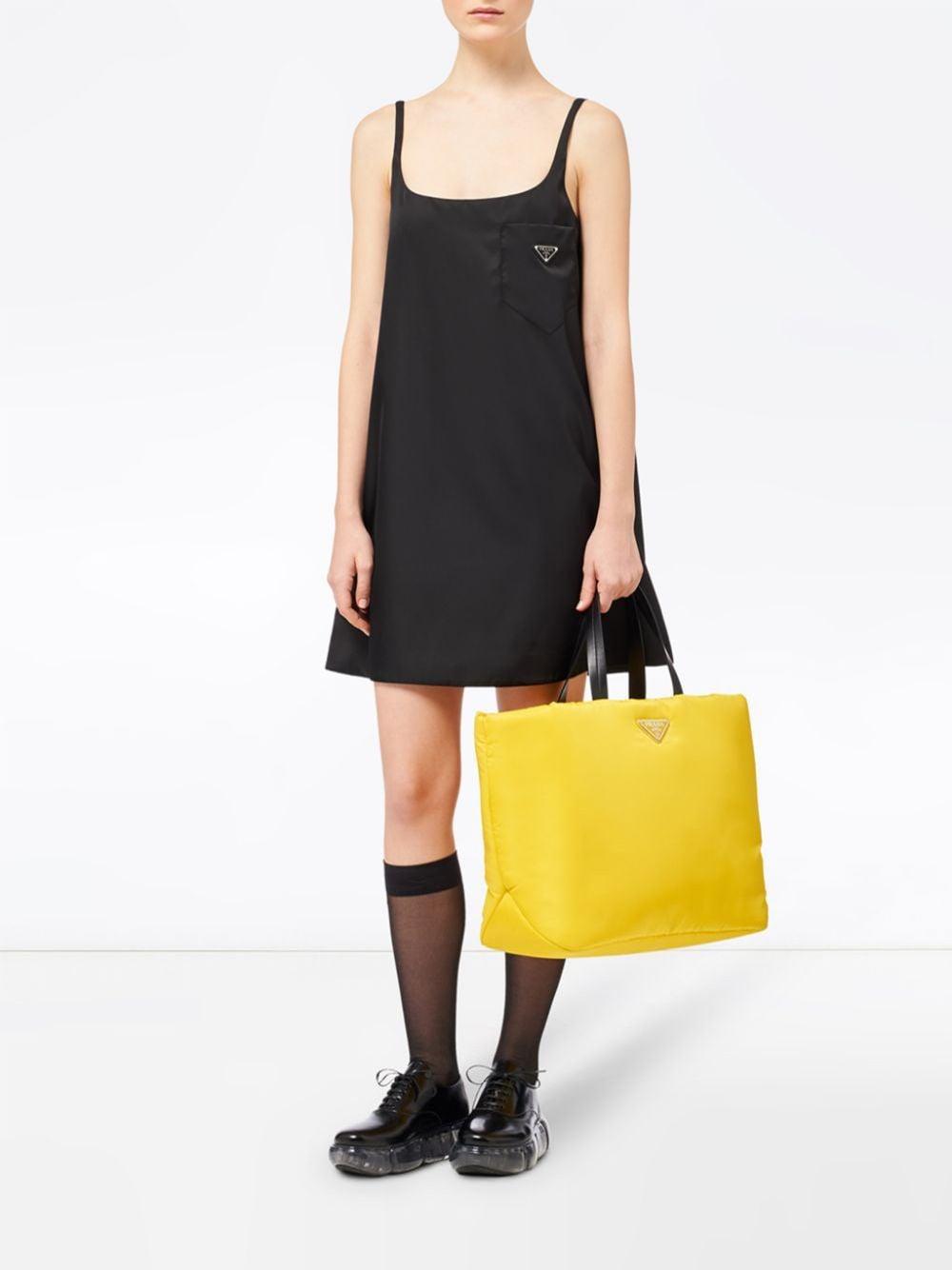 prada medium padded nylon tote