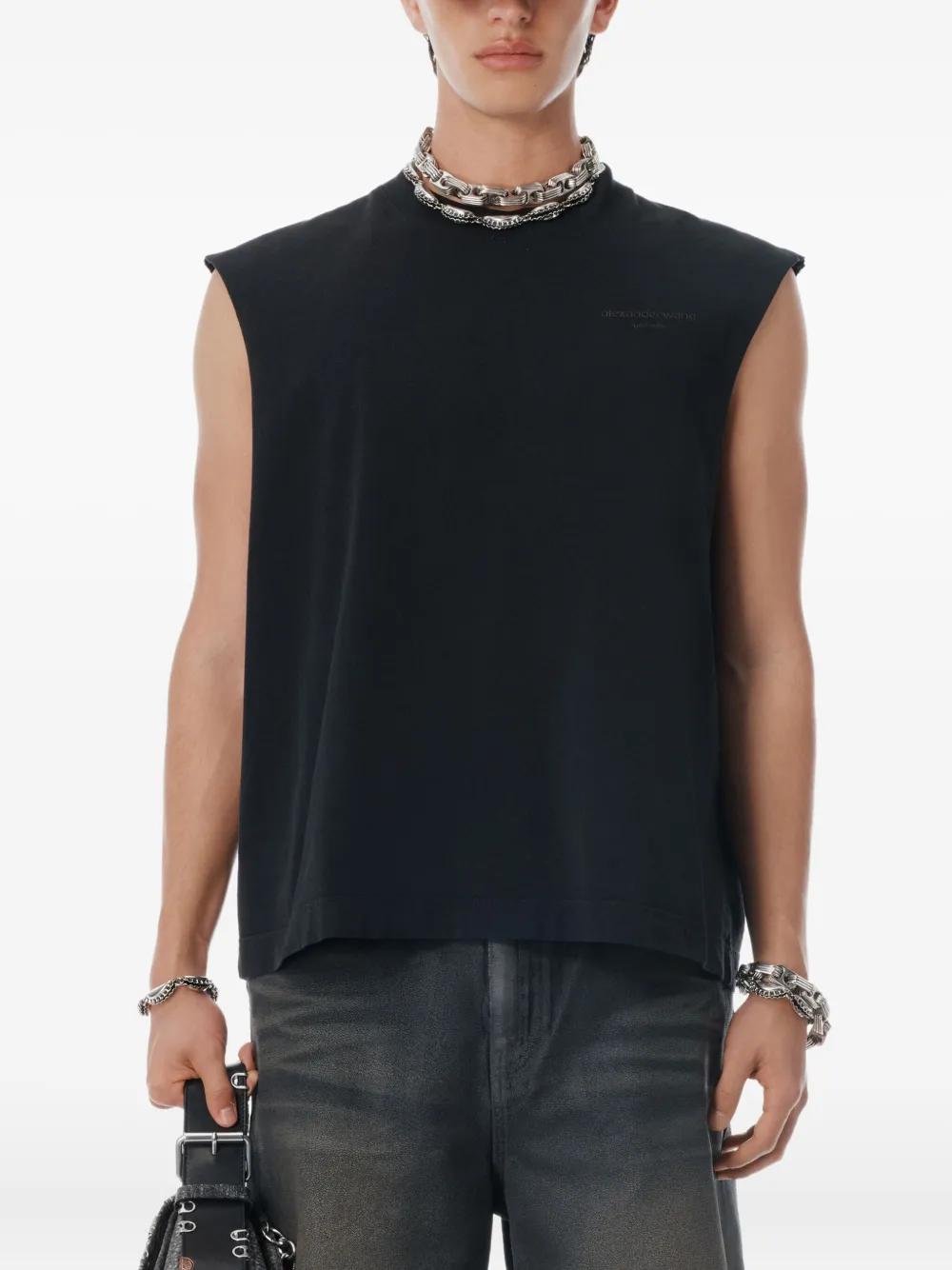 alexanderwang ノースリーブTシャツ M ブラック メンズ Alexander Wang ノースリーブTシャツ | オンラインセールは最大