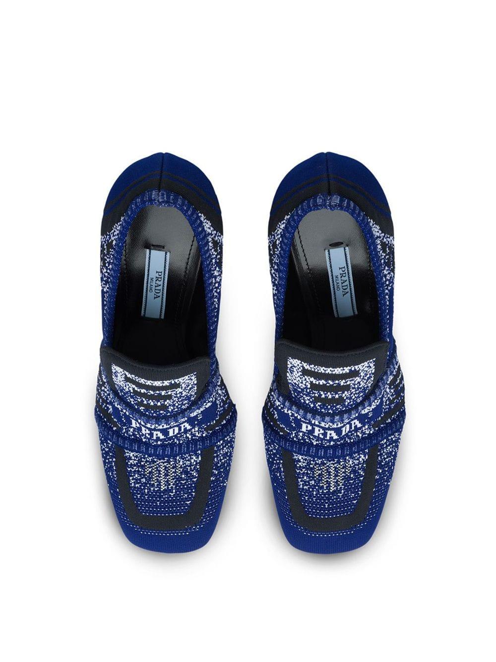 prada knit loafers