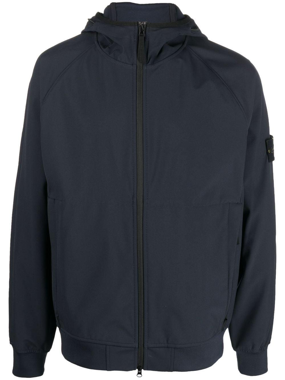 Stone Island 40927 Light Soft Shell-r_e.dye® Technology In Recycled  Polyester in Blue for Men | Lyst