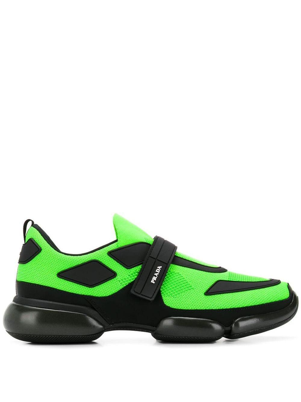 Prada Cloudbust Sneakers in Green for Men | Lyst