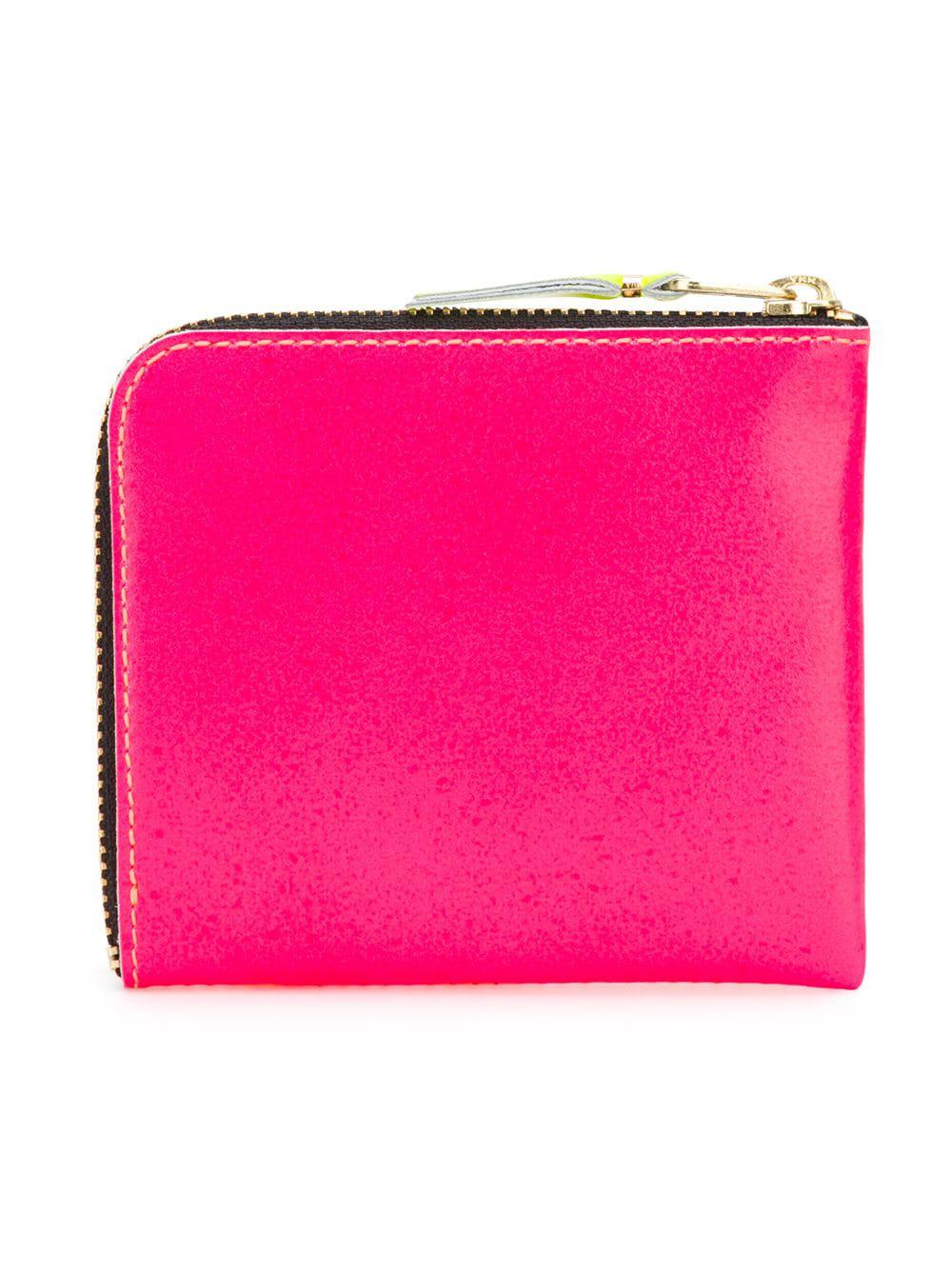 Comme des Garçons Zip Around Wallet in Pink Lyst