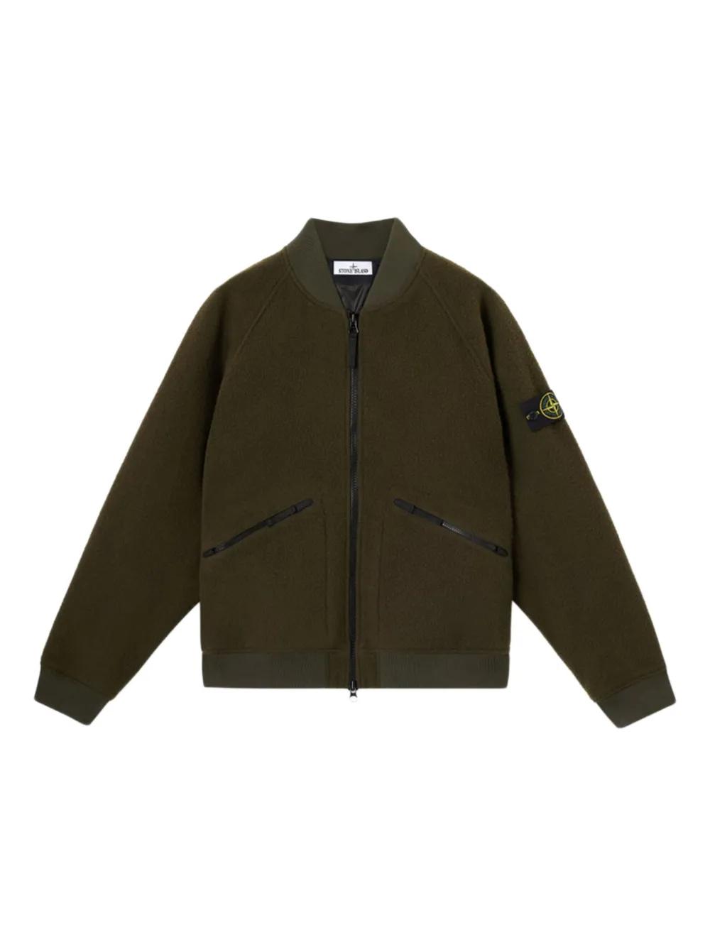 Stone Island Zip-Fastening Jacket in Green for Men Lyst UK