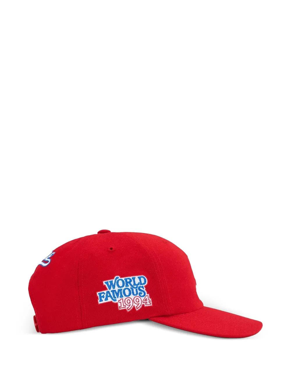Supreme World Famous Baseball Cap in Red for Men | Lyst