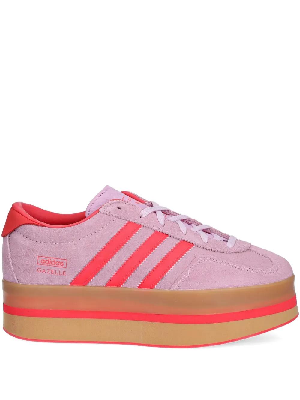 adidas Gazelle Stack Platform Sneakers in Pink | Lyst UK
