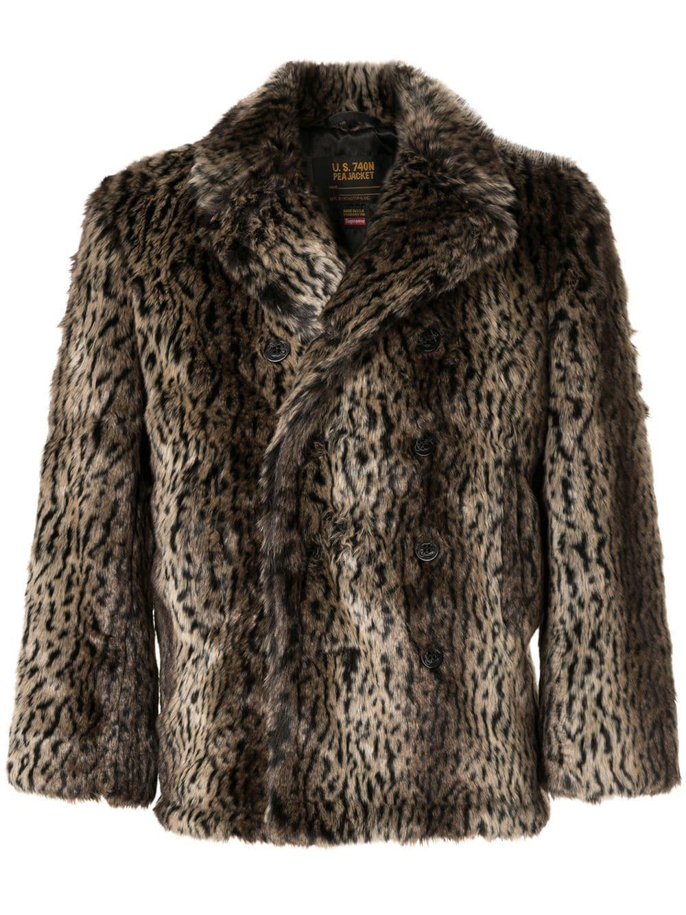 supreme schott peacoat