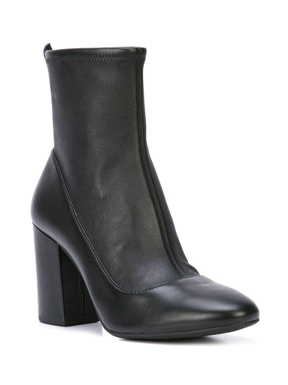 COACH Leather Giana Stretch Boots in Black | Lyst Canada