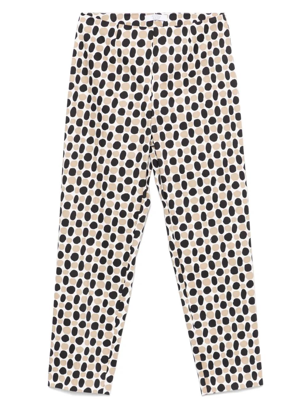 パンツ Peserico Polka-dots trousers Peserico Polka Dot Pants for Women | Lyst