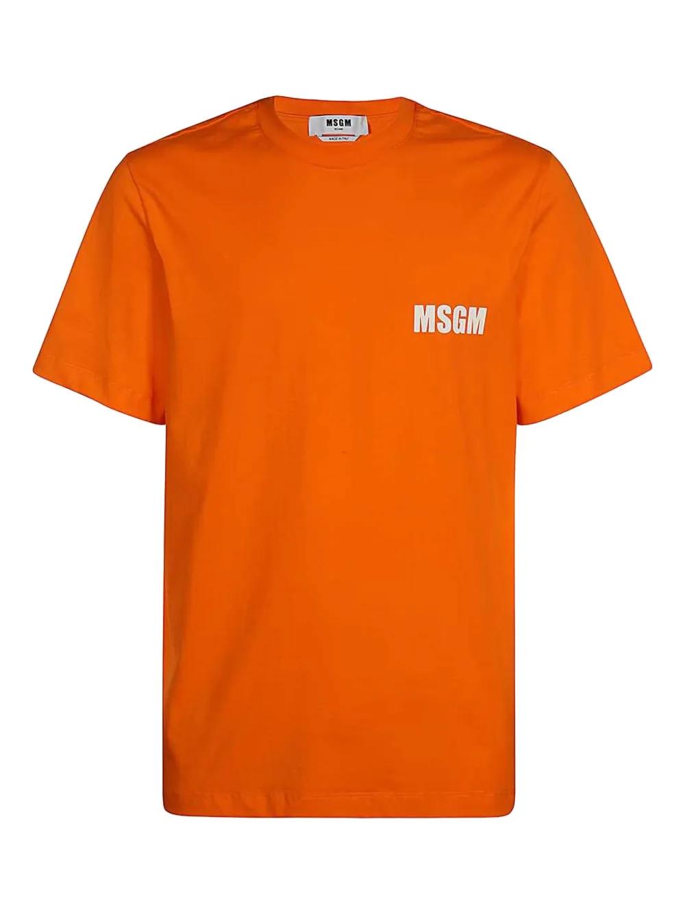 Tシャツ・カットソー MSGM Men T-shirt Red 3840MM109257002 17 Men's t shirts: cotton, designer and printed - MSGM Official
