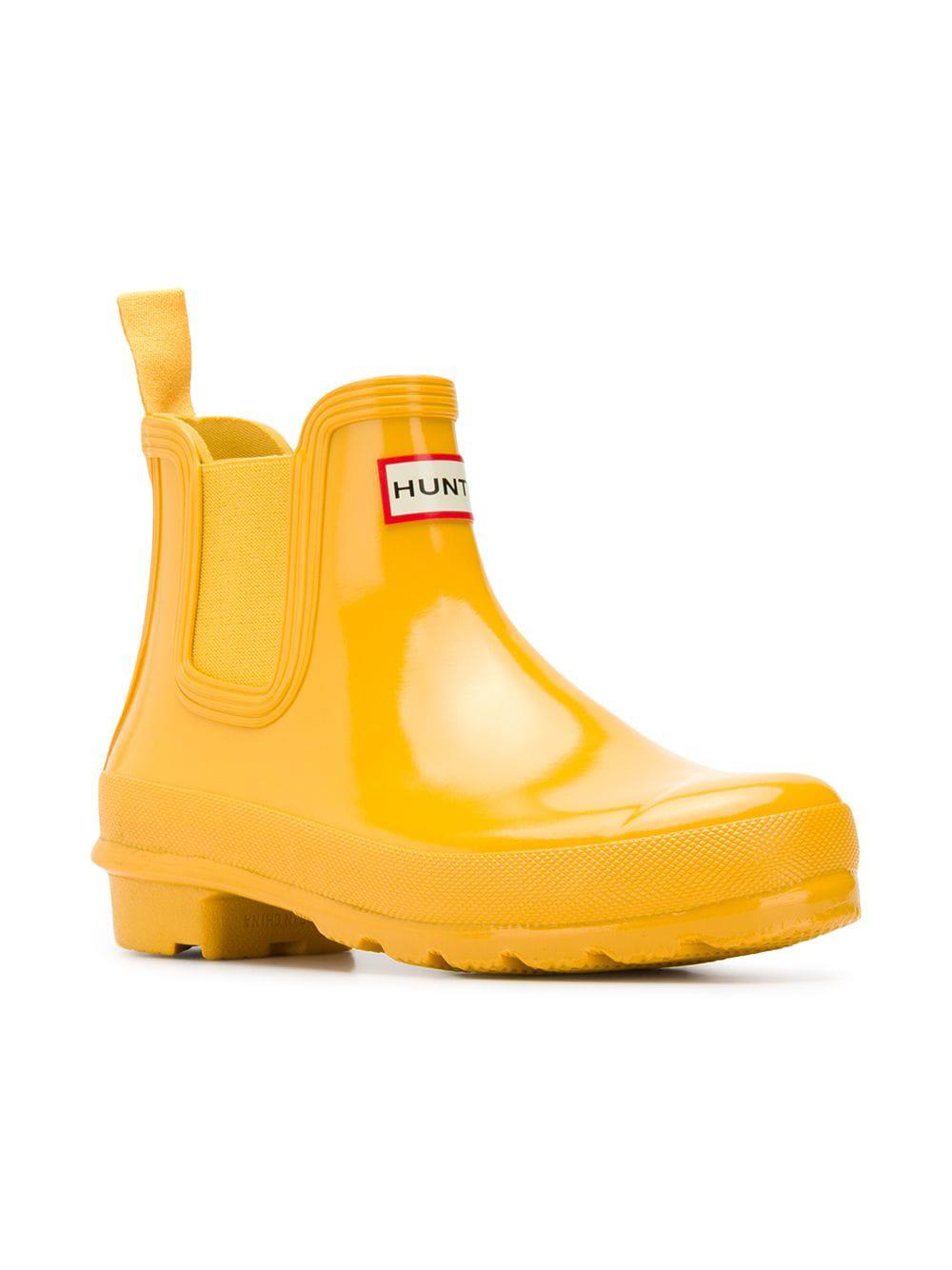 yellow chelsea boots