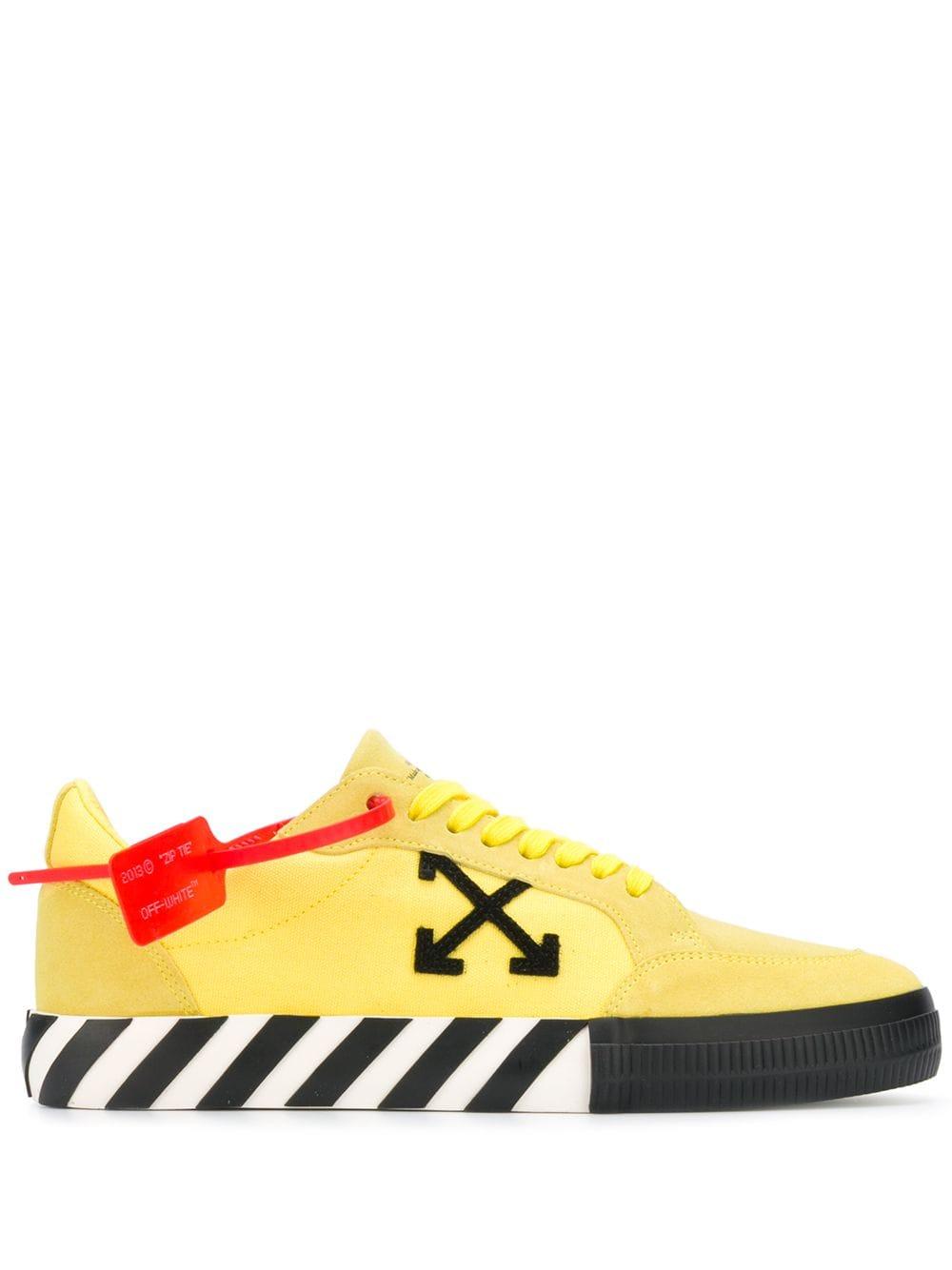 off white converse yellow