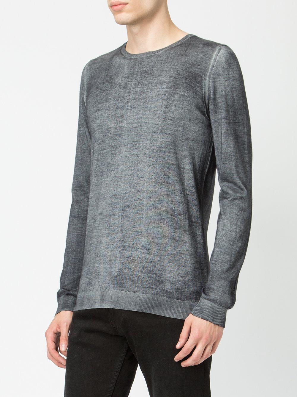 Avant Toi Cashmere Crew Neck Sweater in Grey (Gray) for Men - Lyst