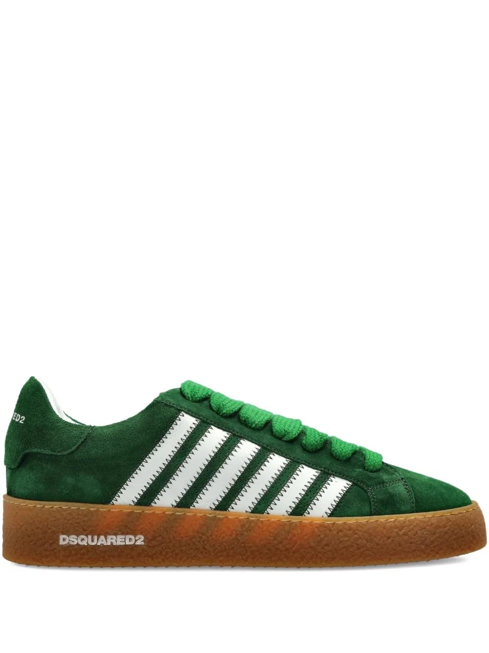 【送料&関税込】Dsquared2 Multicolor Canvas Boxer Sneakers Boxer Sneakers