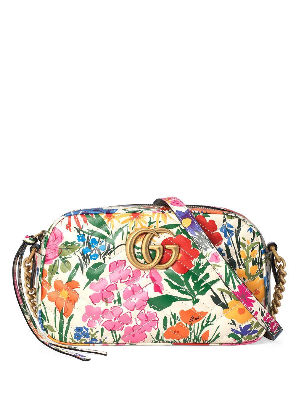 GUCCI BALENCIAGA GG Marmont Crossbody Bag Shoulder Floral Purse