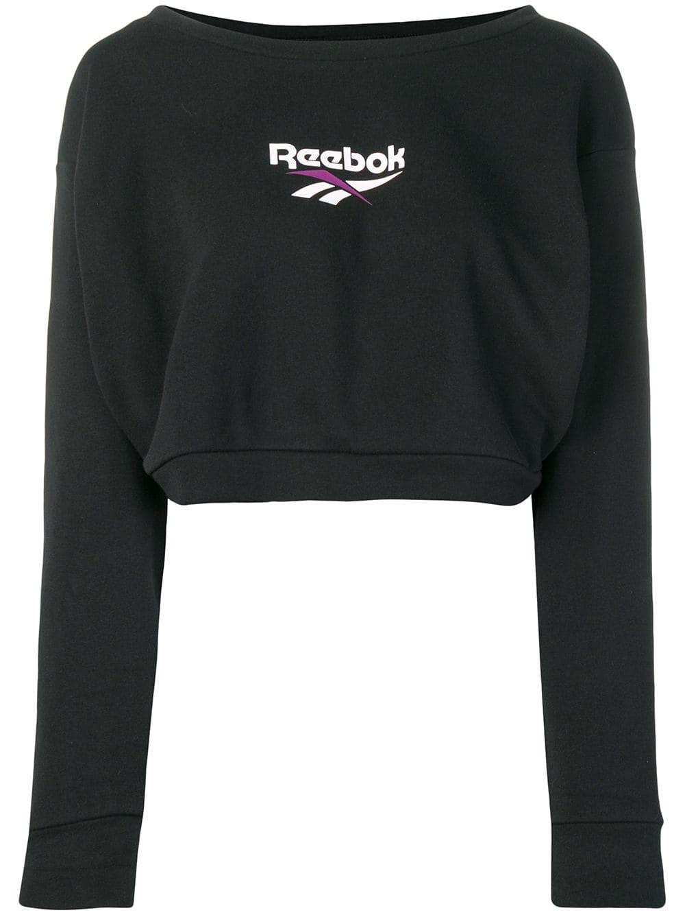 reebok black sweater