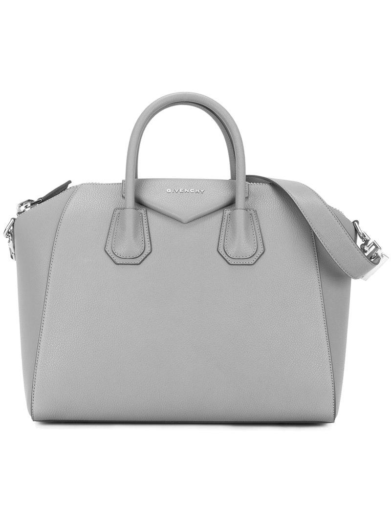 Givenchy Medium Antigona Tote Bag in Grey (Gray) - Lyst