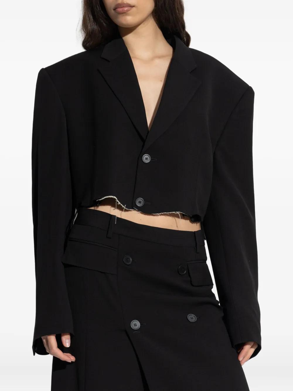 ジャケット BALENCIAGA BLACK VISCOSE BLEND BLAZER DRESS Balenciaga Blazers, sport coats and suit jackets for Women